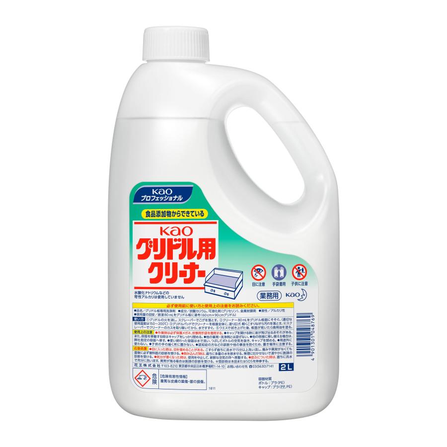 Kao 花王 kaoグリドル用クリーナー 2L×3本 業務用 : 洗剤屋.com Kao 花王 kaoグリドル用クリーナー 2L×3本 業務用 : 洗剤屋.com
