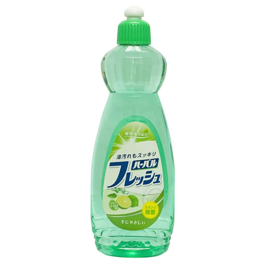 ミツエイ ハーバルフレッシュ ライム 本体 600ml×20本 食器用洗剤 家庭