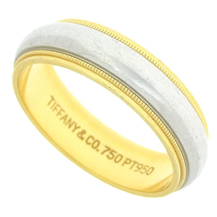 TIFFANY&Co ティファニー クラシック ミルグレイン バンド リング 