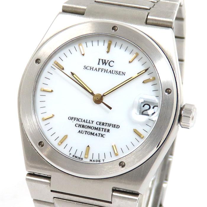 IWC インターナショナルウォッチカンパニー インヂュニア 3521ー001 ホワイト文字盤 SS 腕時計 自動巻 メンズ 送料無料 【未使用】241001011399｜osakaya7878｜02