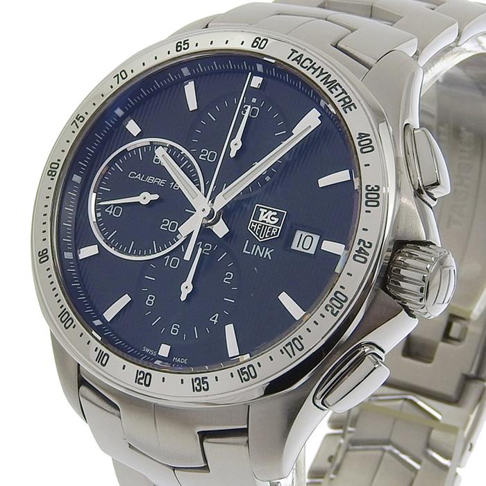 TAG HEUER タグホイヤー リンク キャリバー16 CAT2010.BA0952 ブラック文字盤 SS ステンレススチール 自動巻 メンズ 腕時計 送料無料【仕上済】241001011542｜osakaya7878｜02