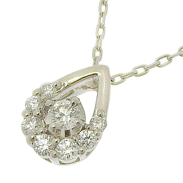 VENDOME AOYAMA ヴァンドーム青山 デザイン ダイヤ ネックレス Pt950  