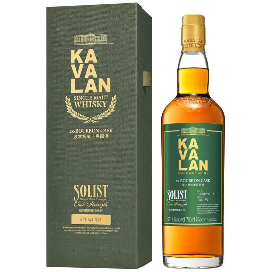 KAVALAN シングルモルトウイスキー バーボンカスク 1000ml KAVALAN（カバラン） ソリスト バーボンカスク カスクストレングス