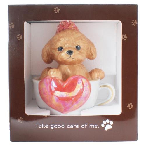 ティーカッププードル デキャンタ マロン 40% 500ml 箱付 ブランデー ティーカッププードル デキャンタ マロン 40% 500ml 箱付