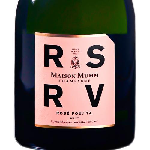 新品 メゾン・マム　RSRV ロゼ フジタ 国内正規品購入 Amazon.co.jp: メゾン マム RSRV ロゼ・フジタ シャンパーニュ