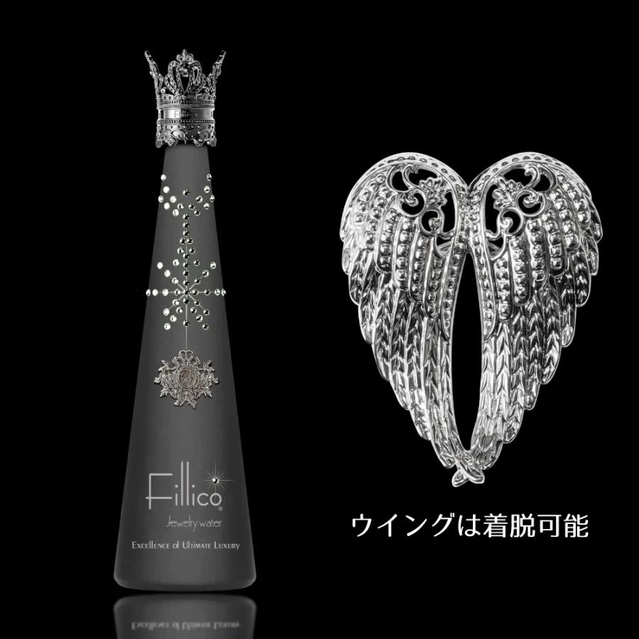 【送料無料】Fillico フィリコ ジュエリーウォーター エレガントブラック クイーン 箱付 ウイング付 720mlの画像