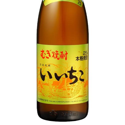 いいちこ むぎ焼酎 1800ml 25%１箱 いいちこ25度 本格焼酎 いいちこ 25% 1800ml 三和酒類 箱なし むぎ 麦