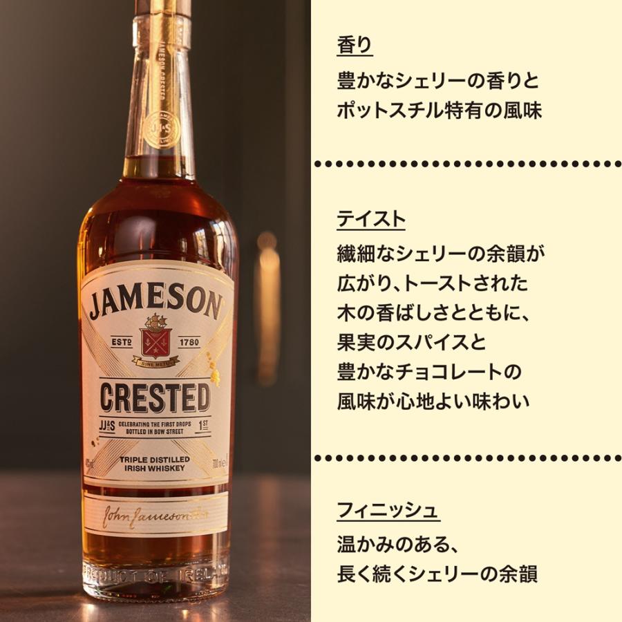 ジェムソン 【正規輸入品】 クレステッド 40% 700ml 箱なし アイ