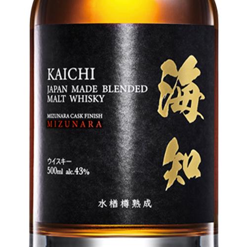 海知 KAICHI 水楢（ミズナラ）樽熟成 43% 500ml シーウィングス 箱付 