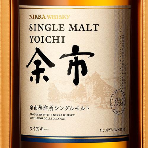 ニッカウヰスキー ニッカ シングルモルト 余市 45% 700ml 箱付
