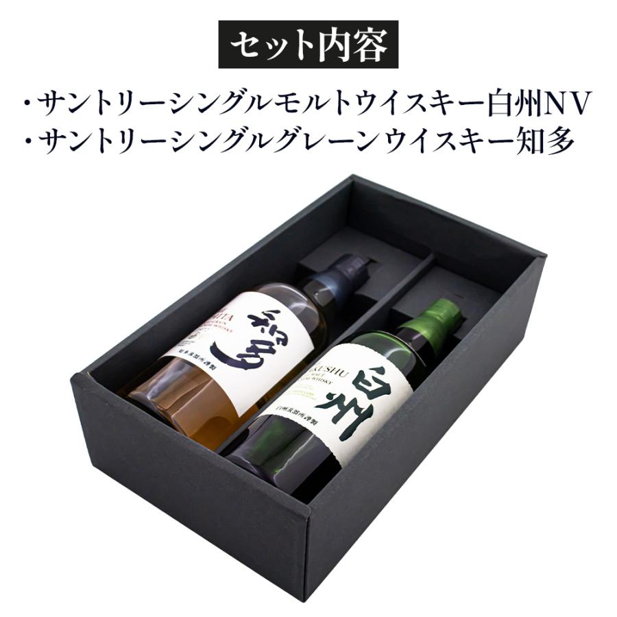 サントリー ウイスキー 白州NV & 知多 飲み比べ ギフトセット