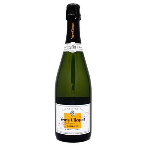 ヴーヴ クリコ ホワイトラベル ドゥミ セック 250周年記念ボトル 750ml  