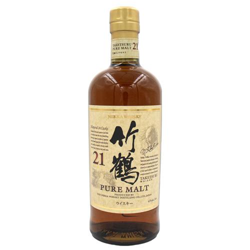 ニッカ　竹鶴21年　ピュアモルト　700ml 43% 未開封　箱付き ニッカウヰスキー ニッカ 竹鶴 21年 43% ピュアモルト 700ml 箱