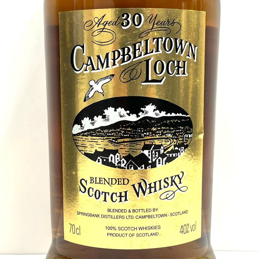 キャンベルタウン ロッホ 旧ボトル 700ml 40％ 箱無　ブレンド　スコッチ キャンベルタウンロッホ30年700ml40％箱付 : お酒の世界