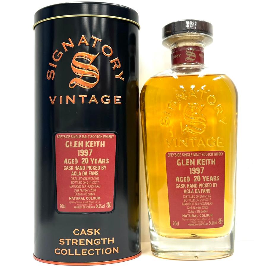GLEN KEITH グレンキース ウイスキー 20年 1997 - 2017 54.3% 700ml 箱