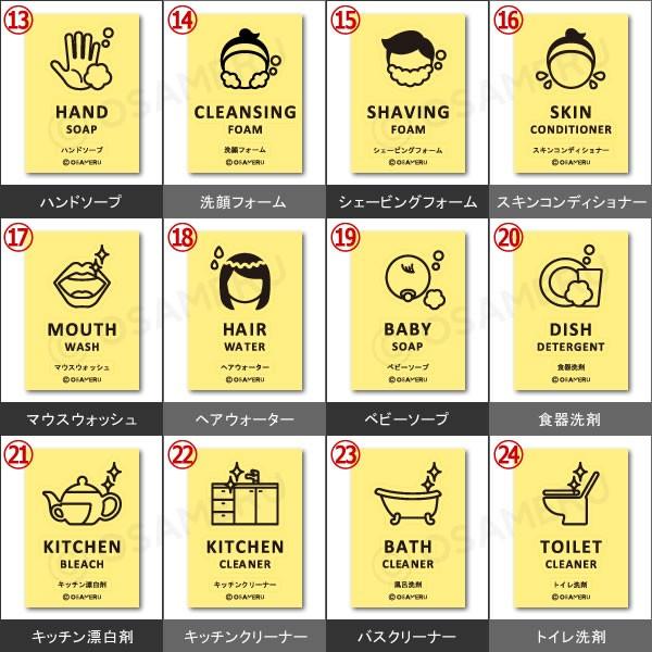 マルチボトル620ml・アイコンラベル・セット[詰め替えボトル・詰め替え