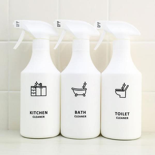スプレーボトル500ml(霧・泡)・アイコンラベル・セット スプレーボトル500ml(霧・泡)・アイコンラベル・セット