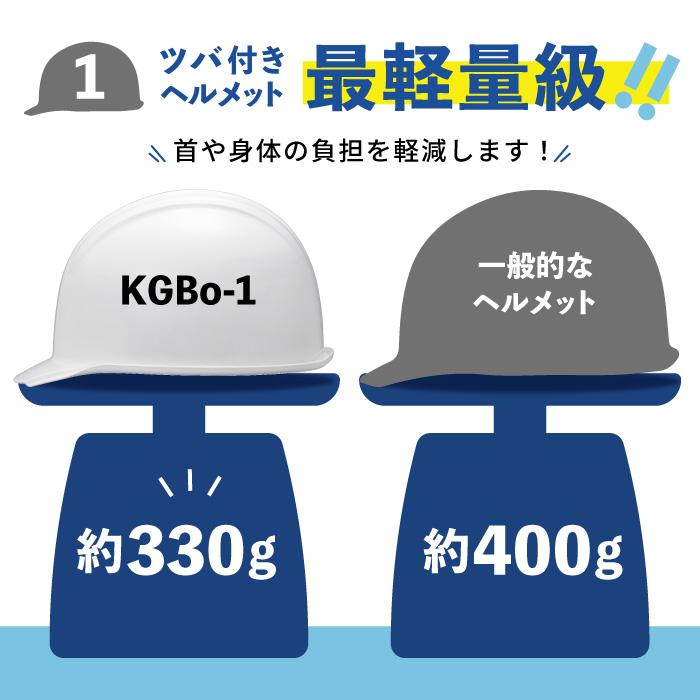 KGBo-1 防災用 作業用ヘルメット ツバ付き 雨だれ防止 国家検定合格品 飛来落下 耐電圧 330g 日本製 | KAGA HELMET | 09
