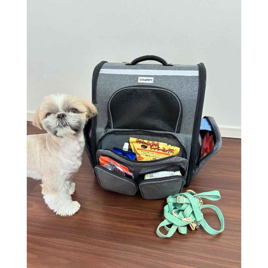 ペット用防災リュック 犬 猫 兼用 ロッジ 単品 キャリーバッグ