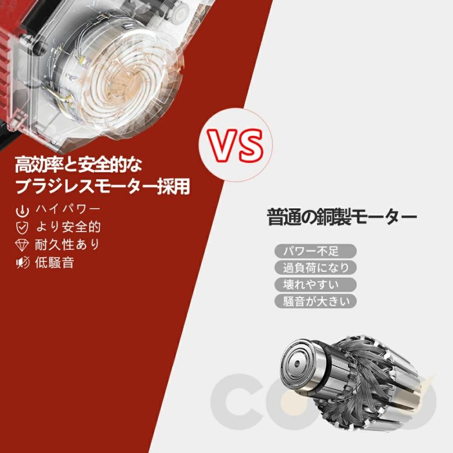 剪定ばさみ 充電式 高枝切り マキタバッテリー互換 切断直径45mm 軽量 電池残量表示 伸縮式 250cm 延長ポール ブラシレスモーター 枝切り 果樹用 家庭用 女性用 |  | 05