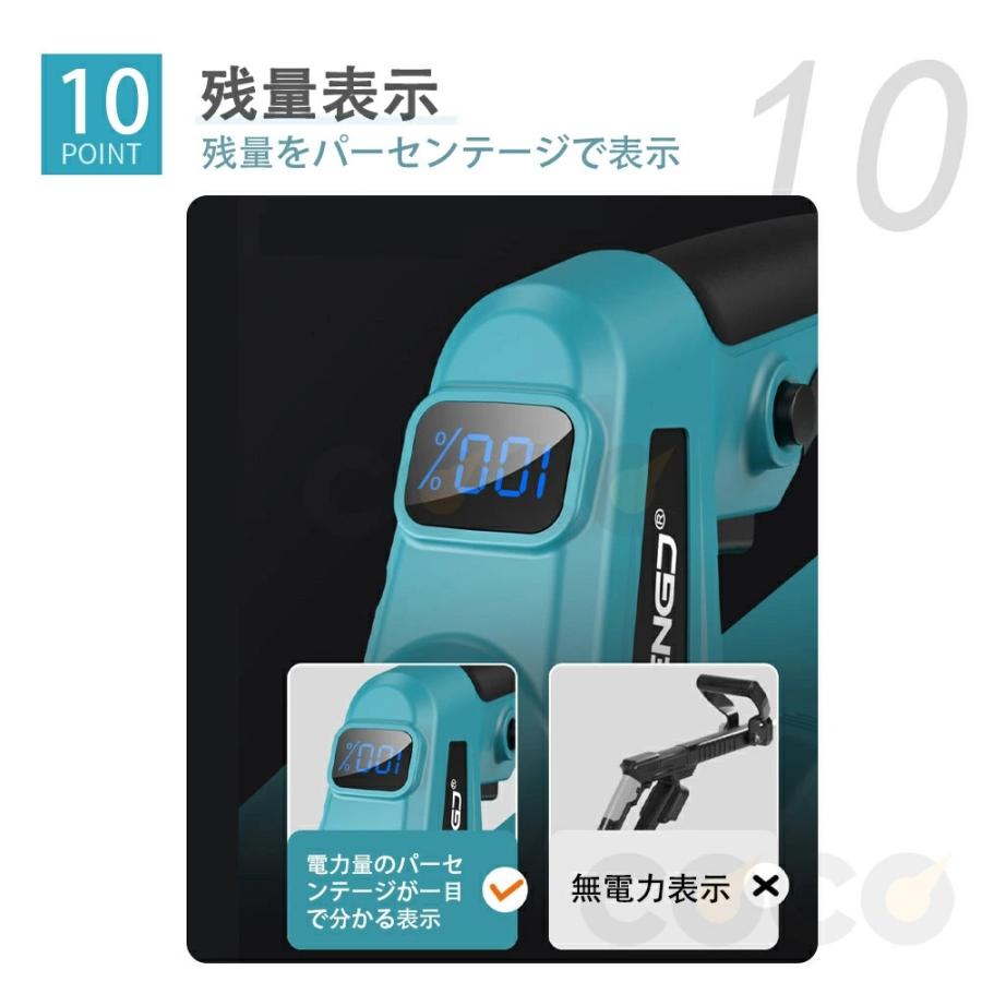 草刈り機 コードレス 充電式 軽量 電動刈払機 ブラシレスモータ搭載 4