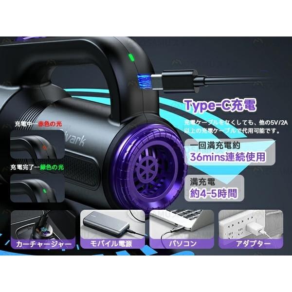 掃除機 コードレス 軽量 ハンディ 充電式 自走式 4WAY 3段階吸引力調節