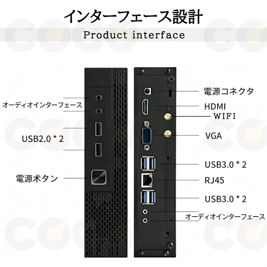 ミニPC　Windows11　オフィス2021　爆速SSD搭載　初期設定済み インテル（intel） ミニPC 新品 Windows11 office付き 初期設定済 軽量