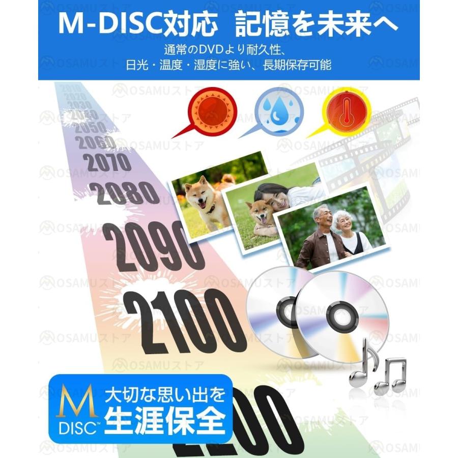 ブルーレイドライブ ポータブルドライブ DVDドライブ CD/DVDプレイヤー CD/DVD読取/書込 静音 高速 軽量 コンパクト 外付け ケーブル内蔵 usb3.0 CD/DVDドライブ |  | 14