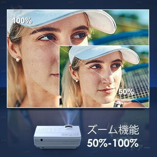 プロジェクター 天井投影 小型 4k 家庭用 15000LM 5G WiFi&Bluetooth5