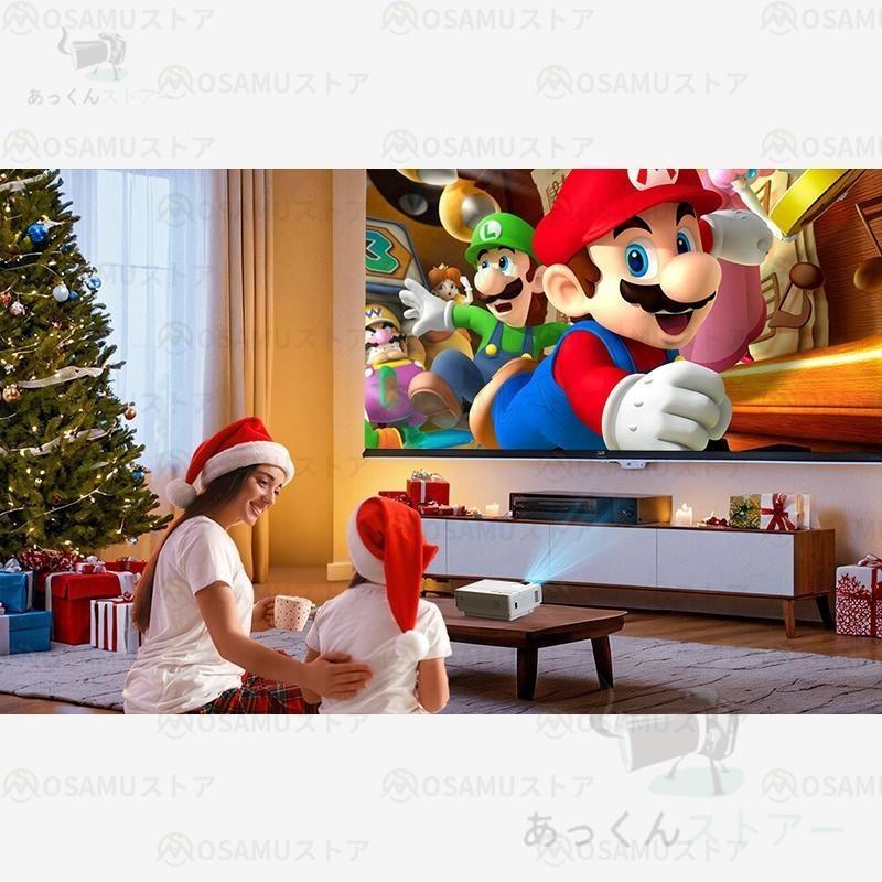 プロジェクター 天井投影 小型 4k 家庭用 15000LM 5G WiFi&Bluetooth5