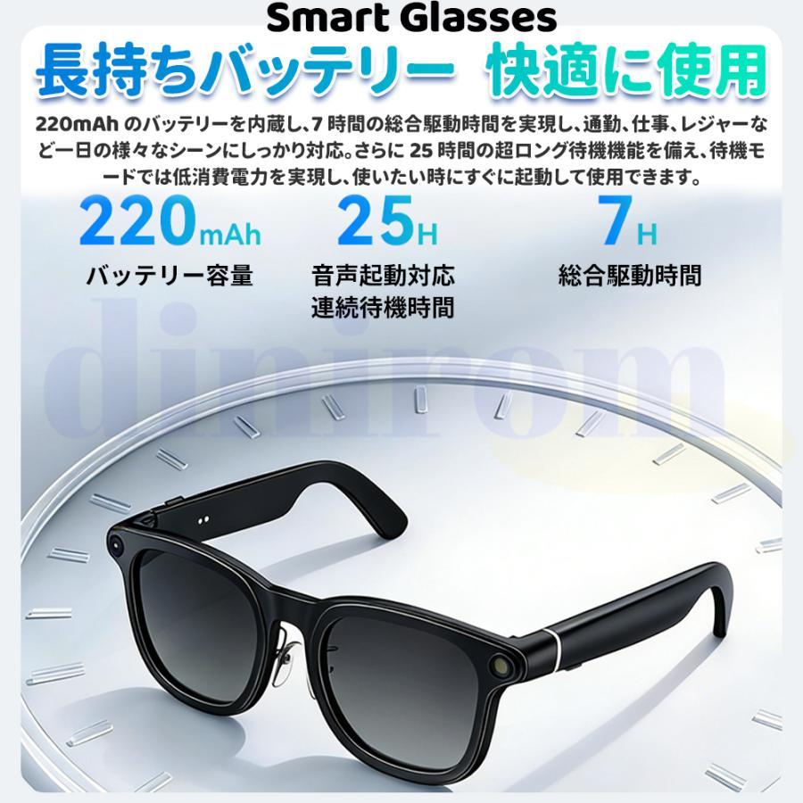 スマートグラス カメラ付き AI翻訳 音楽通話対応 録画 録音 Bluetooth5