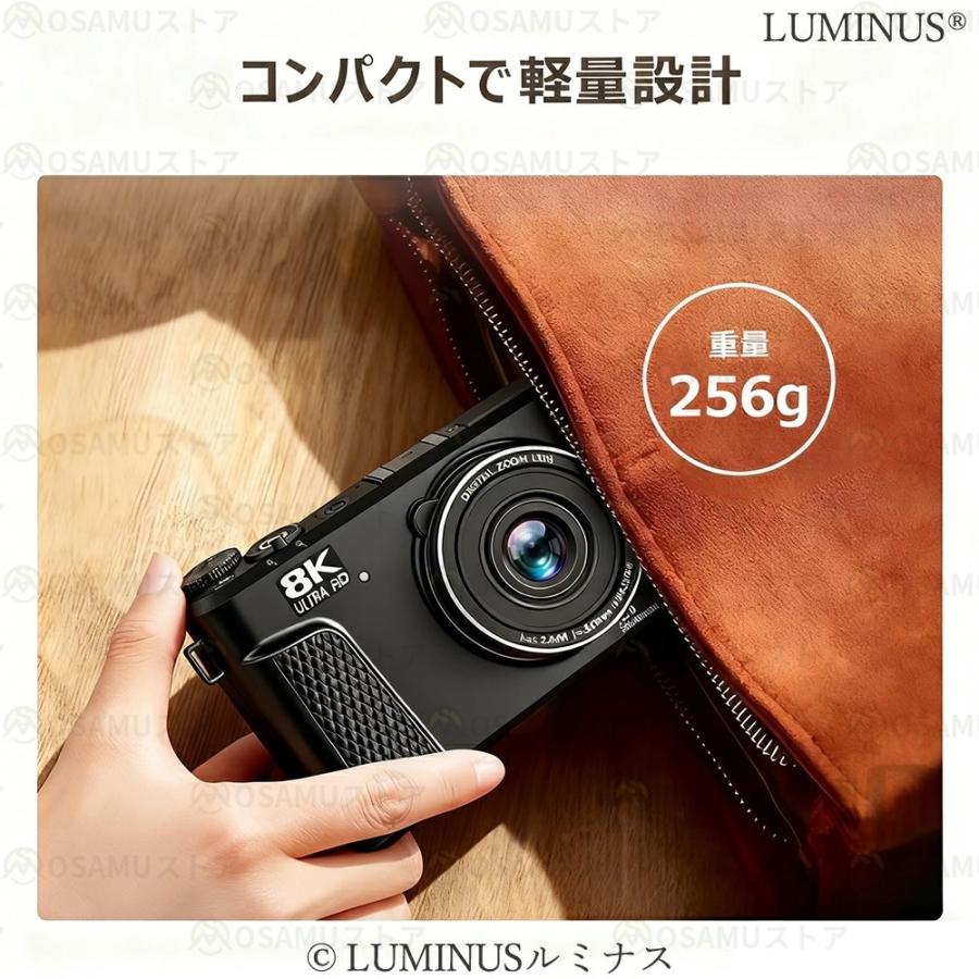 デジタルカメラ 8K 8800万画素 18倍ズーム Wifi OTG転送 3.0インチ