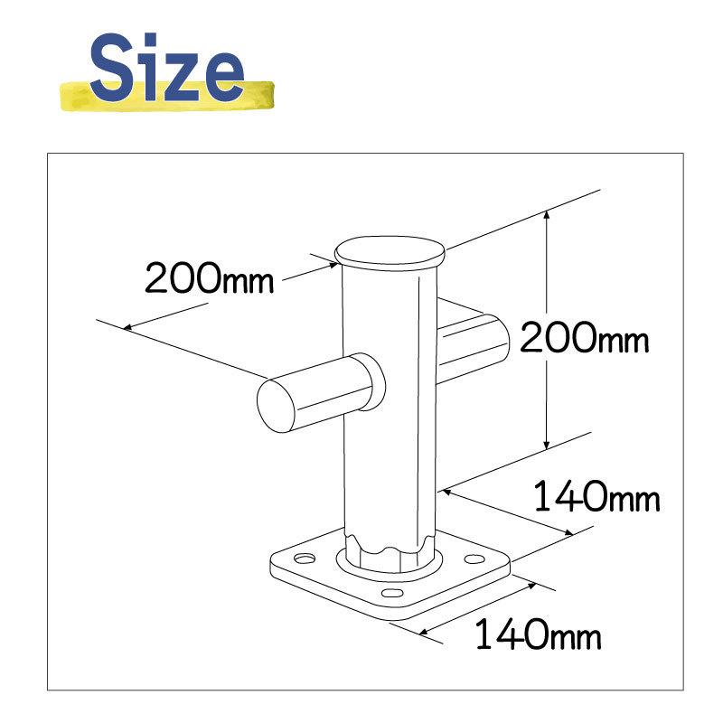 クロスビット ステンレス 200mm 船 船舶 ボート ボート用品 用品 クロスビット ステンレス 200mm 船 船舶 ボート ボート用品 用品