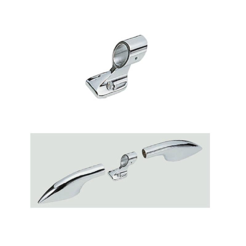 手すり金具 手すり ステンレス製 手すり金具 ハンドレール 22mm 通し ハンドル