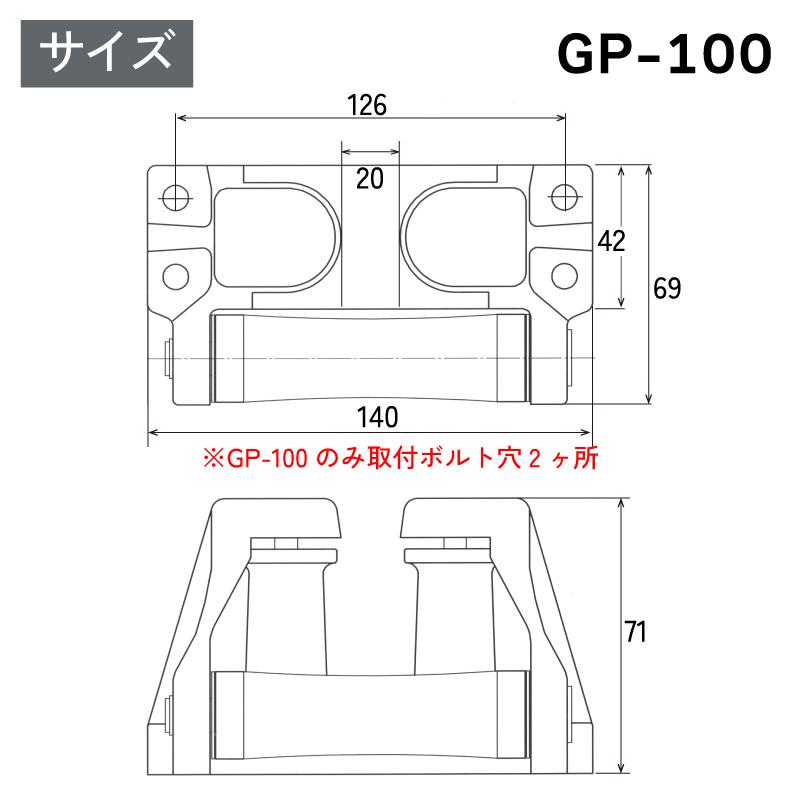 三方ローラー 100mm アルミ 錆に強い 耐候性 船 船用品 ボート ボート