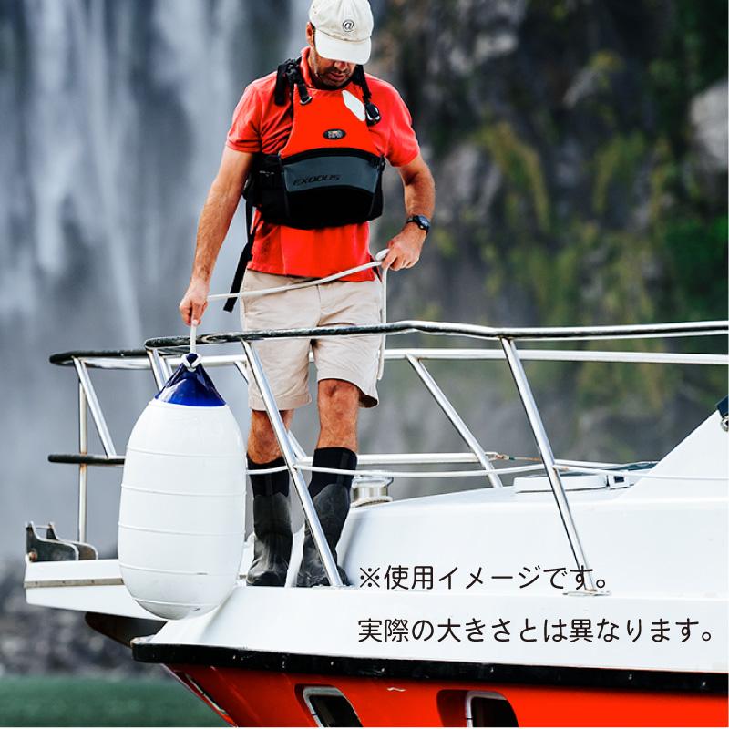ボートフェンダー ポリフォーム LD-1 オレンジ LDシリーズ ブイ ガード 桟橋 船舶 漁業 水産 漁船_9