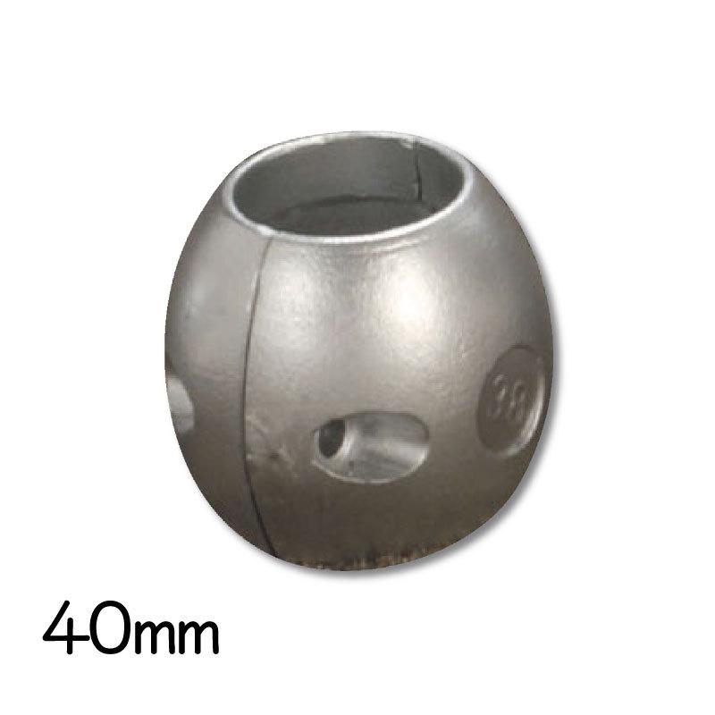 防蝕亜鉛 シャフトジンク プロペラ保護亜鉛 ジンク 割型 40mm テクノシール TECNOSEAL