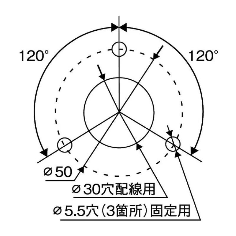 航海灯 LED 第三種前部灯 マストライト MLM-4AB3 ホワイトボディ 白