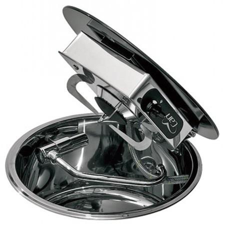 コンパクトなシンク フラップバーナーシンク 丸形 LC1701