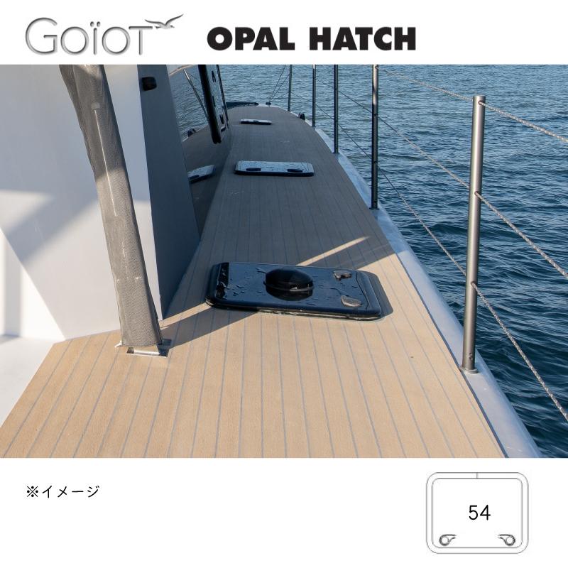 ボート ハッチ タイプ54 GOIOT オパールハッチ 116029 グレースモーク 換気 採光 頑丈の画像