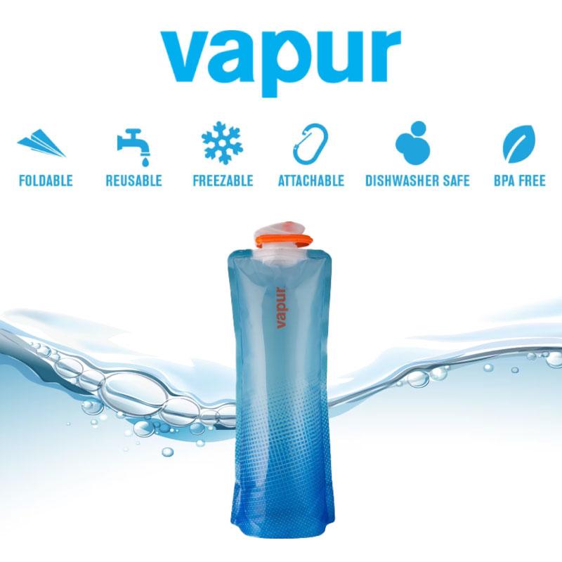 水筒 折りたためる水筒 ヴェイパー vapur アンチボトル Shadesシリーズ