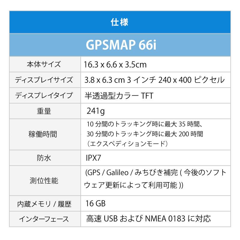 ガーミン GARMIN GPSmap 66i 010-02088-0B トレッキング 登山 ナビ 地図 双方向衛星通信機能 ハンディGPS｜osawamarine｜18