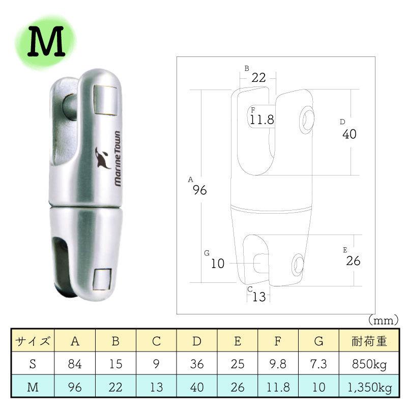 アンカー コネクター 8〜12mm 首振り スイブル構造 ねじれを防ぐ