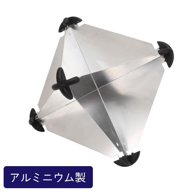 レーダーリフレクター アルミニウム製 折り畳み式 Mサイズ 八面体型 マリンレーダーリフレクター ボート デッキ ハードウェア ボート 船 船舶 ボート用品_4