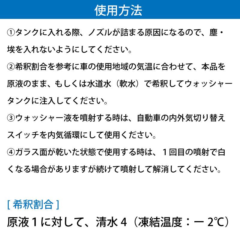 ウインドウォッシャー液 油膜取り配合 KYK 15-204 プロタイプ 大容量 20L コック付き 古河薬品工業 業務用 洗浄 汚れ 車 フロントガラス｜osawamarine｜03