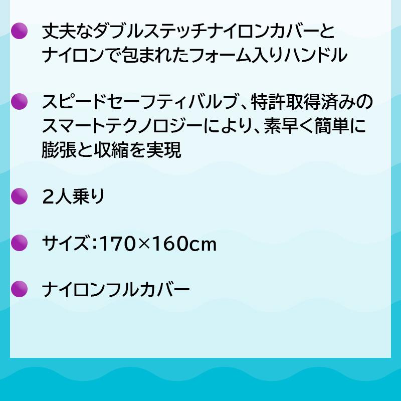 トーイングチューブ AIRHEAD BOOYAH2 ２人乗り 海 プール レジャー マリンジェット PWC スリル バナナボート 水上バイク トーイングの画像