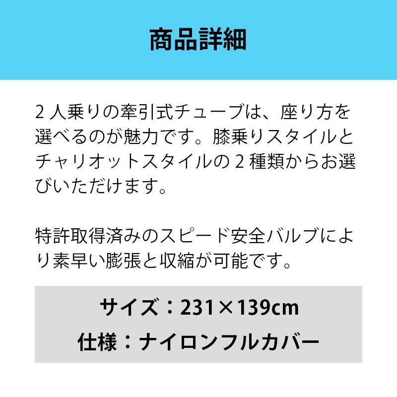 トーイングチューブ ２人乗り AIRHEAD  SWITCH BACK 2 海 プール レジャー マリンジェット PWC スリル バナナボート 水上バイク トーイング マリン 海の画像