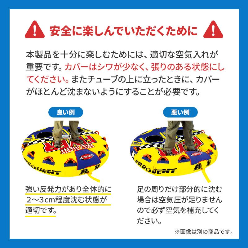 トーイングチューブ ２人乗り AIRHEAD  SWITCH BACK 2 海 プール レジャー マリンジェット PWC スリル バナナボート 水上バイク トーイング マリン 海の画像