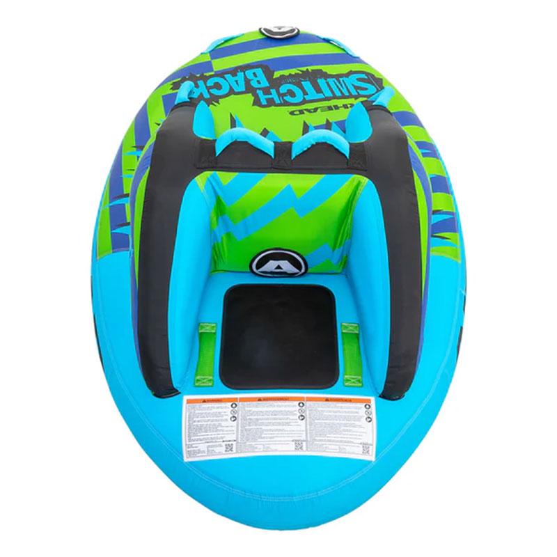 トーイングチューブ ２人乗り AIRHEAD  SWITCH BACK 2 海 プール レジャー マリンジェット PWC スリル バナナボート 水上バイク トーイング マリン 海の画像