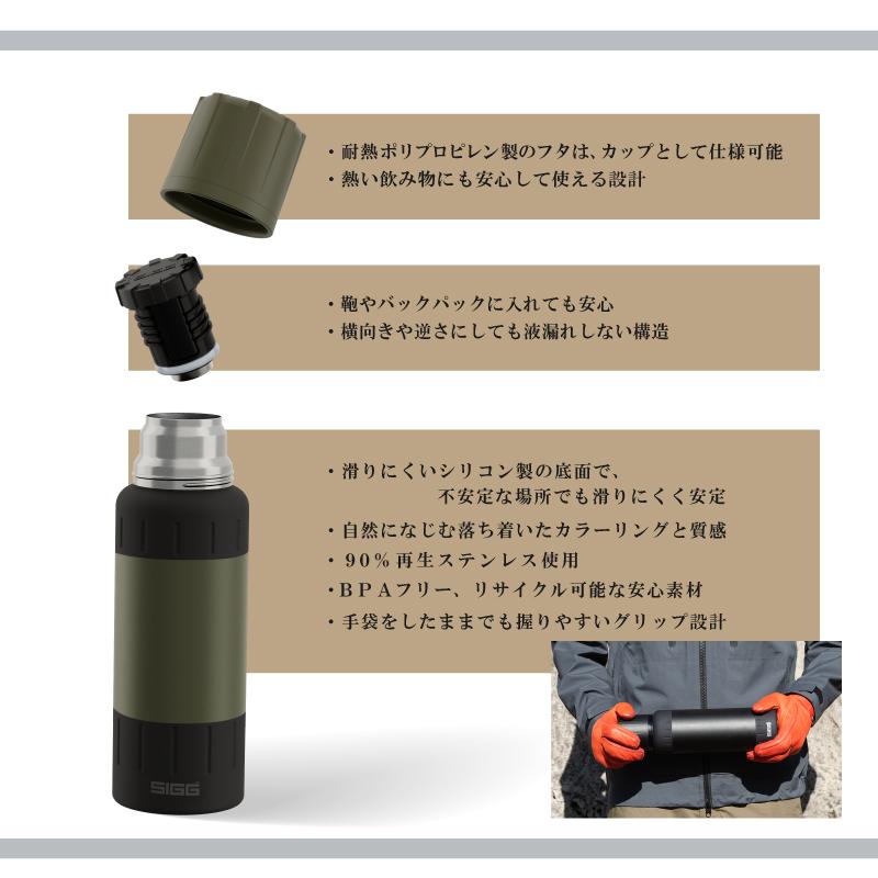 SIGG（シグ） アウトドア 水筒 1l ボトル アルパインスター 1L